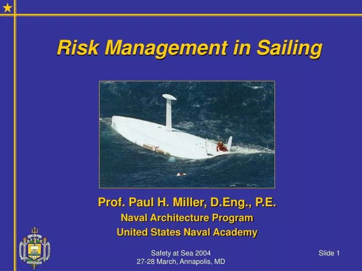 risk management in sailing