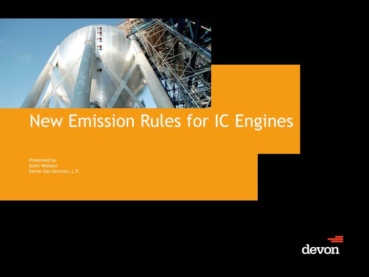 new emission rules for ic engines