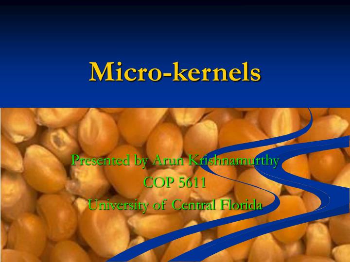 micro kernels