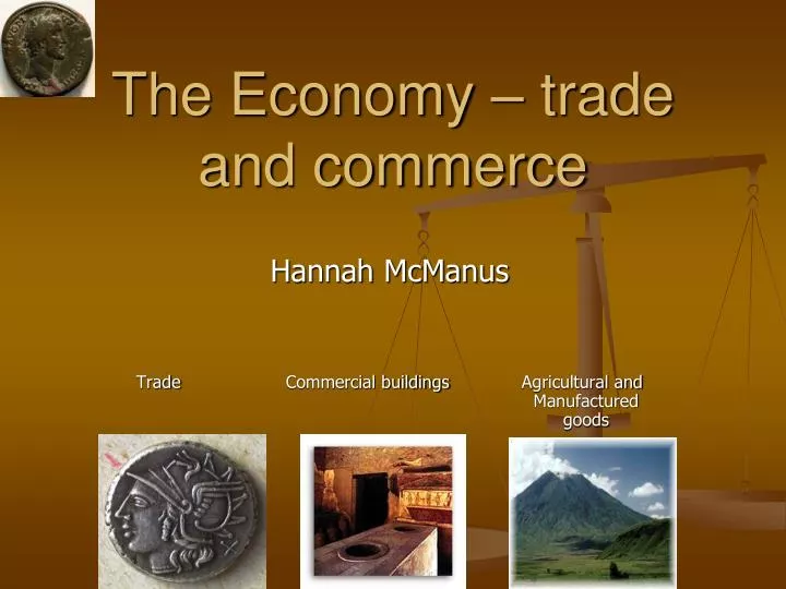 the economy trade and commerce