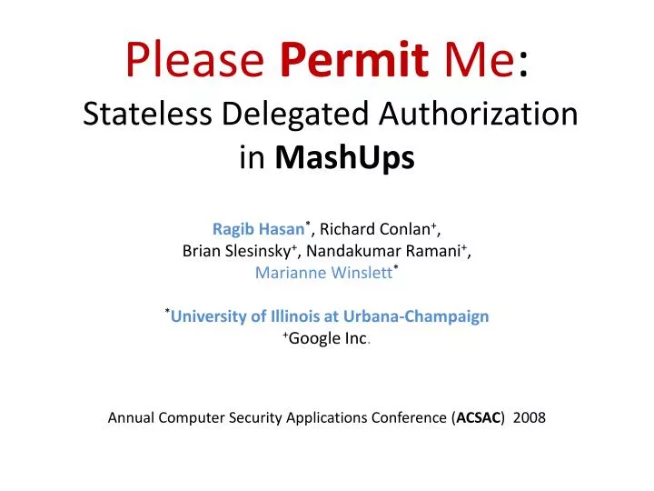 please permit me stateless delegated authorization in mashups