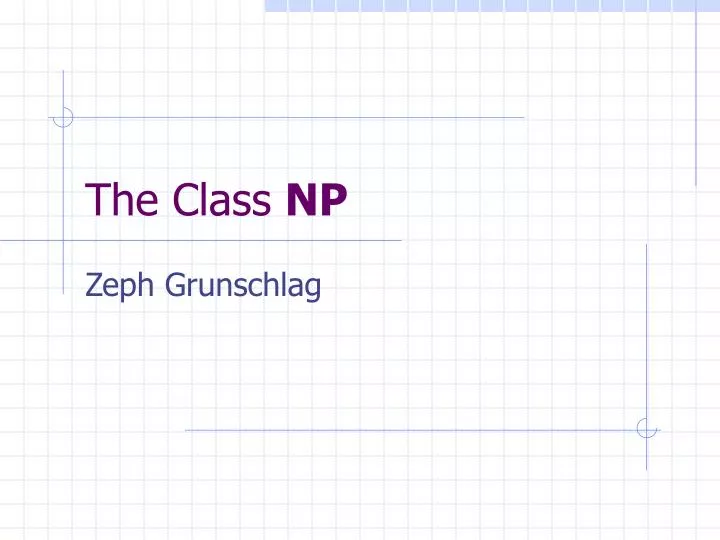 the class np