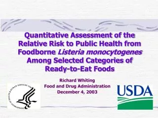 Richard Whiting Food and Drug Administration December 4, 2003