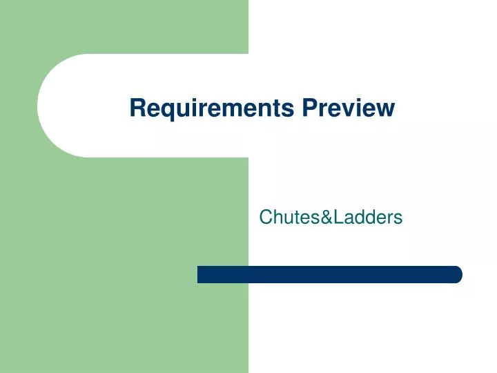 requirements preview