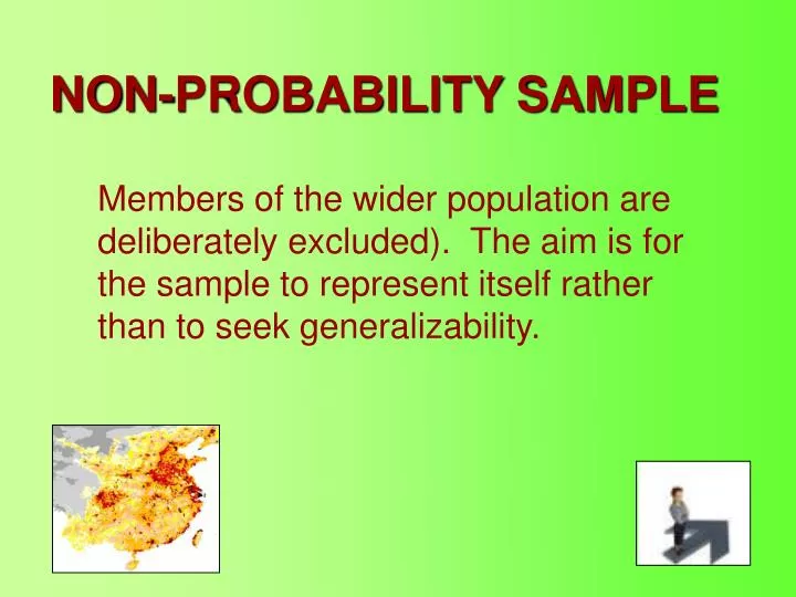 non probability sample