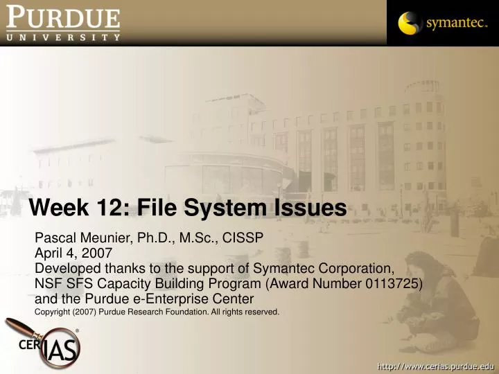 week 12 file system issues