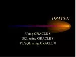 ORACLE - slide 1