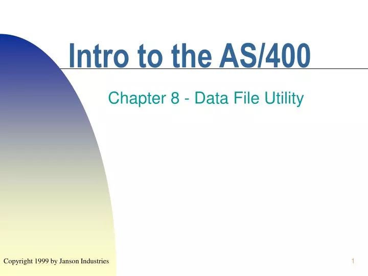 intro to the as 400