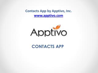 contacts app