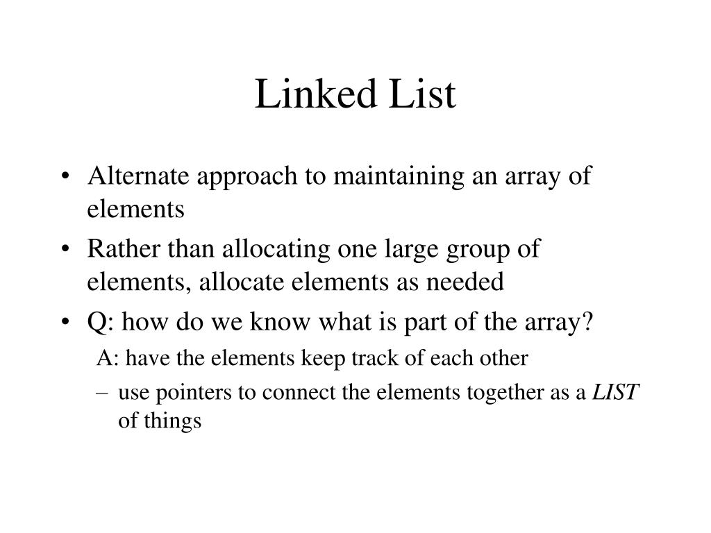 PPT - Linked List PowerPoint Presentation, free download - ID:245106