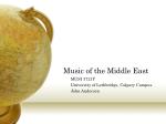 Music of the Middle East