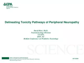 Delineating Toxicity Pathways of Peripheral Neuropathy