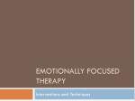 Emotionally Focused Therapy - slide 1