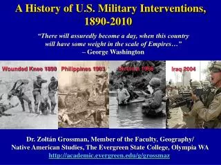 A History of U.S. Military Interventions, 1890-2010