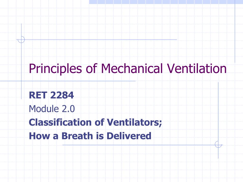 PPT - Principles of Mechanical Ventilation PowerPoint Presentation ...
