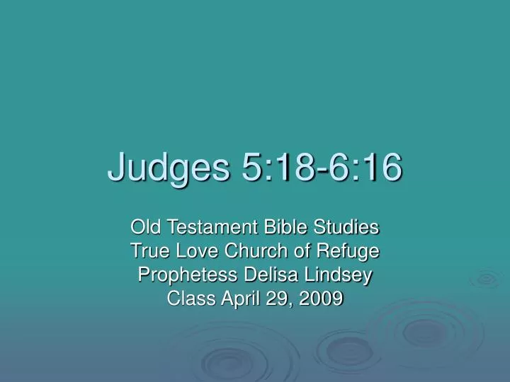 judges 5 18 6 16