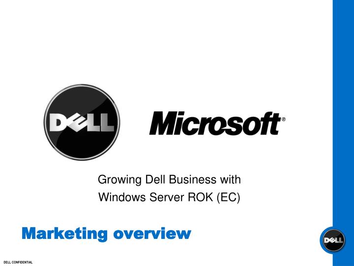 growing dell business with windows server rok ec