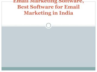 Email Marketing Software, Best Software for Email Marketing