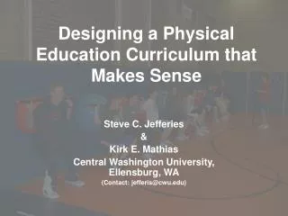 Designing a Physical Education Curriculum that Makes Sense