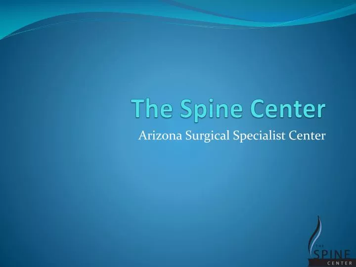 the spine center