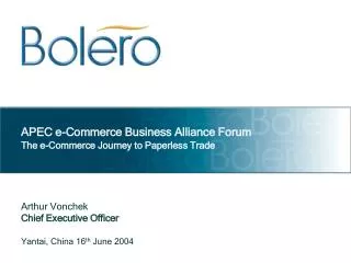 APEC e-Commerce Business Alliance Forum