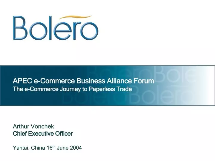 apec e commerce business alliance forum