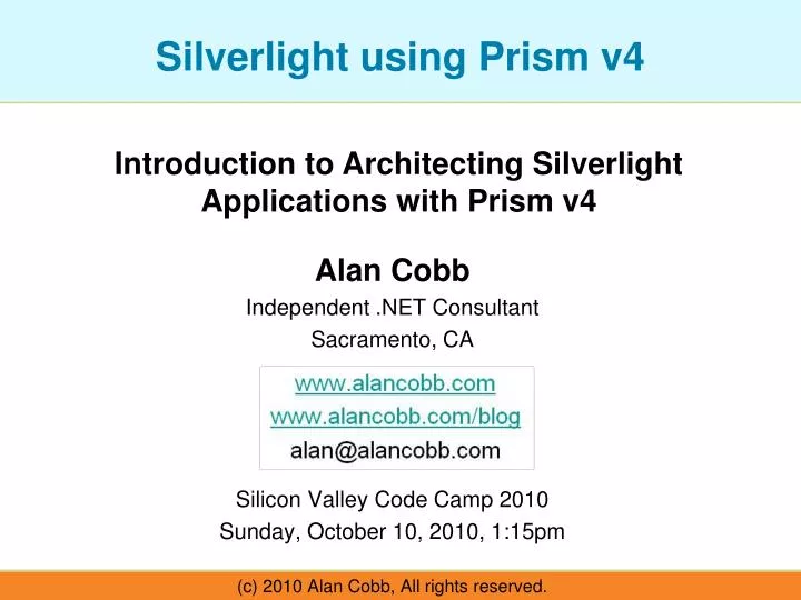 silverlight using prism v4