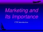 Marketing and Its Importance - slide 1