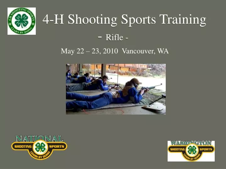 4 h shooting sports training rifle