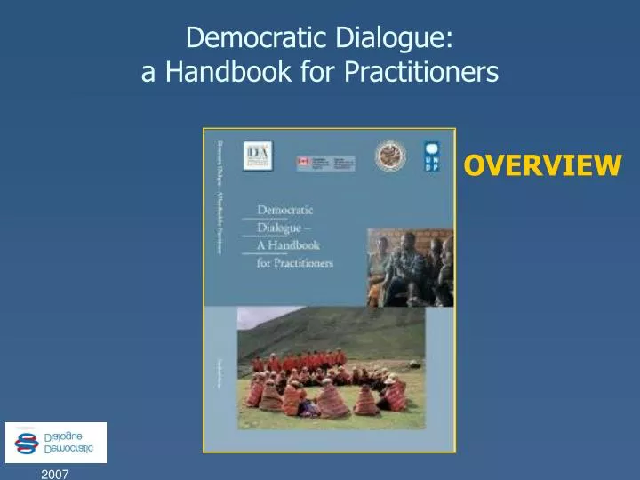 democratic dialogue a handbook for practitioners