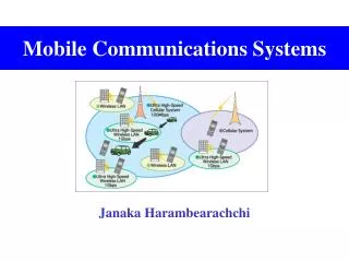 Mobile Communications Systems