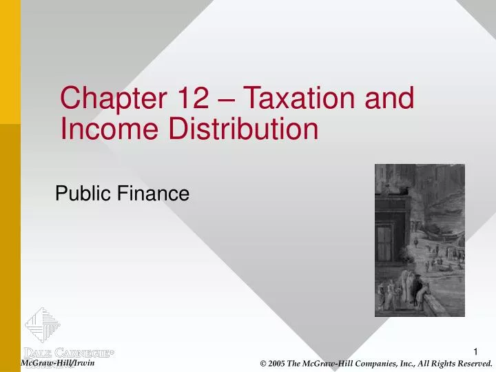 chapter 12 taxation and income distribution