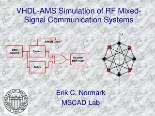 VHDL-AMS Simulation of RF Mixed-Signal Communication Systems