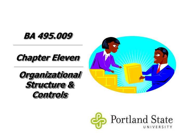 organizational structure controls