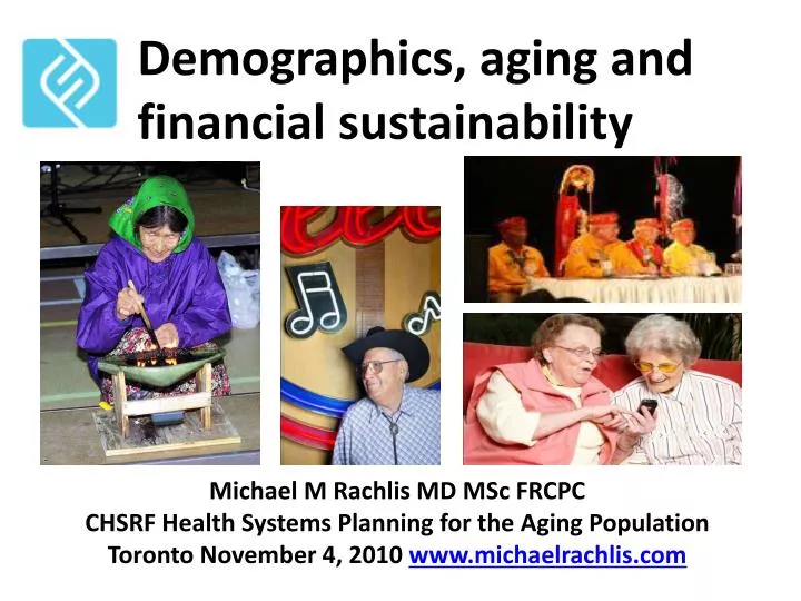 demographics aging and financial sustainability
