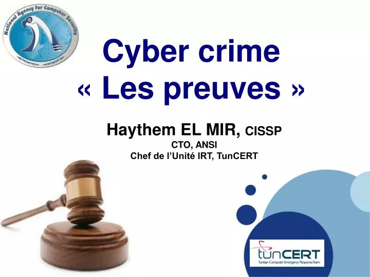 cyber crime les preuves