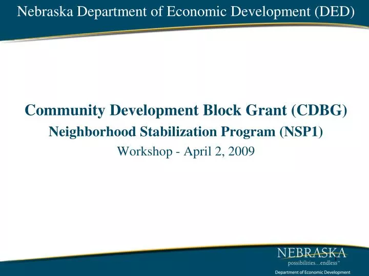 nebraska department of economic development ded