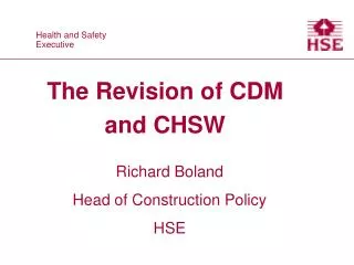 The Revision of CDM and CHSW