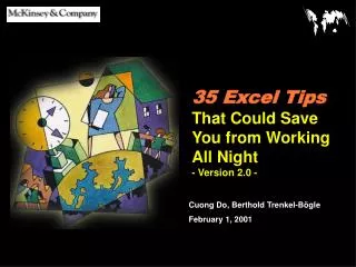 35 Excel Tips That Could Save You from Working All Night - Version 2.0 -
