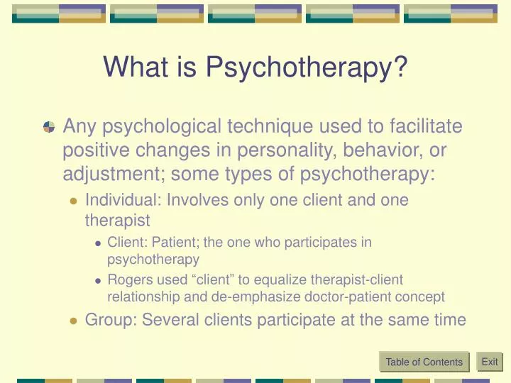 what is psychotherapy
