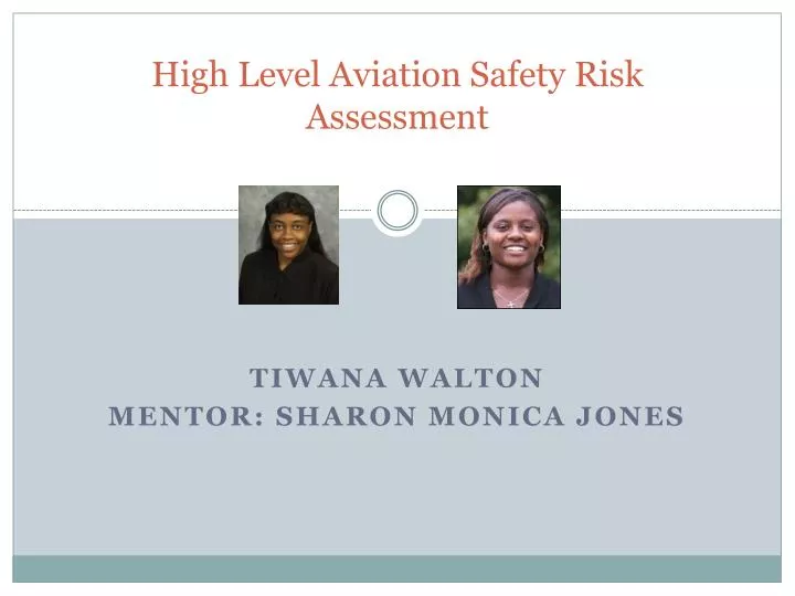 high level aviation safety risk assessment