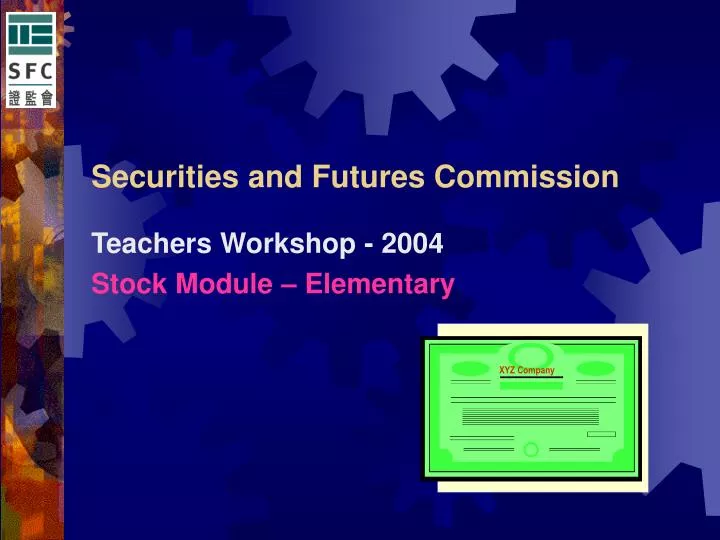 securities and futures commission