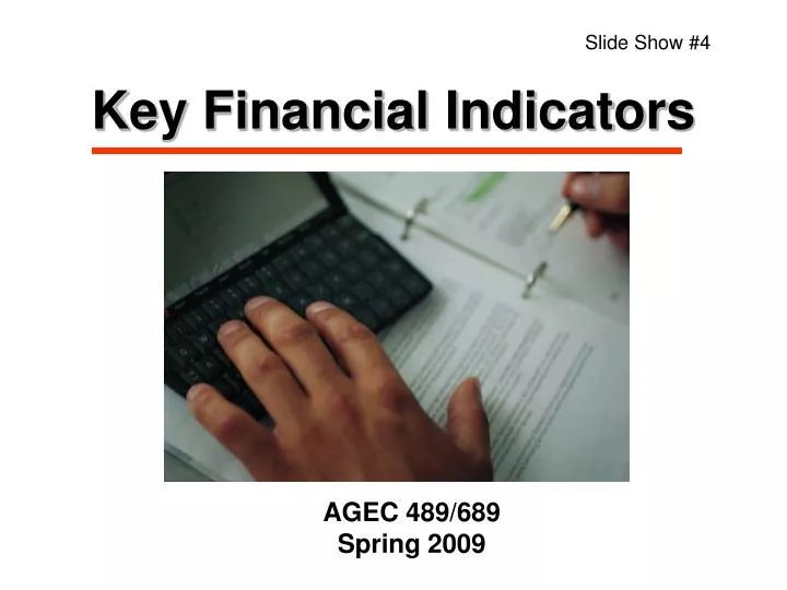 key financial indicators