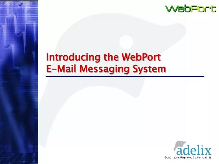 introducing the webport e mail messaging system