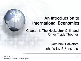 An Introduction to International Economics