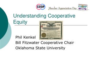 Understanding Cooperative Equity