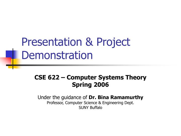 presentation project demonstration