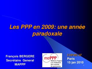 les ppp en 2009 une ann e paradoxale