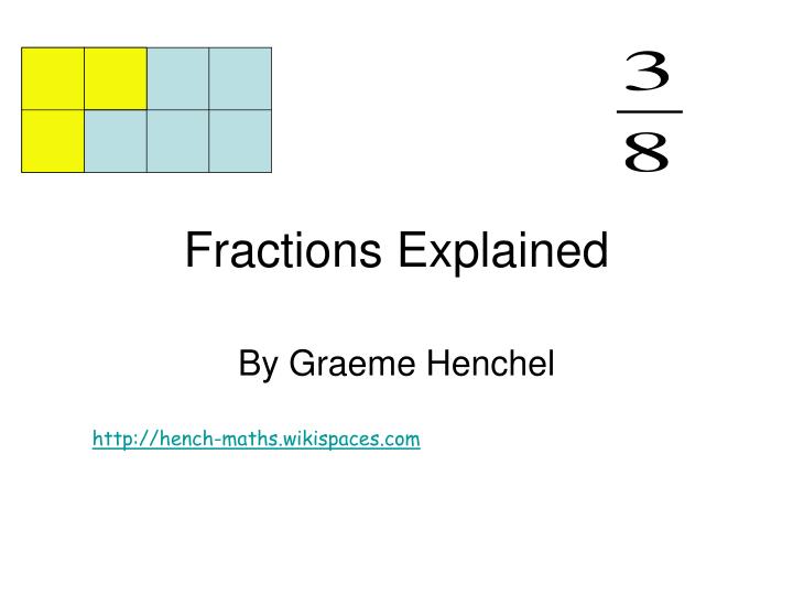 fractions explained
