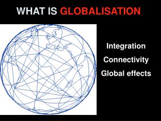 WHAT IS GLOBALISATION